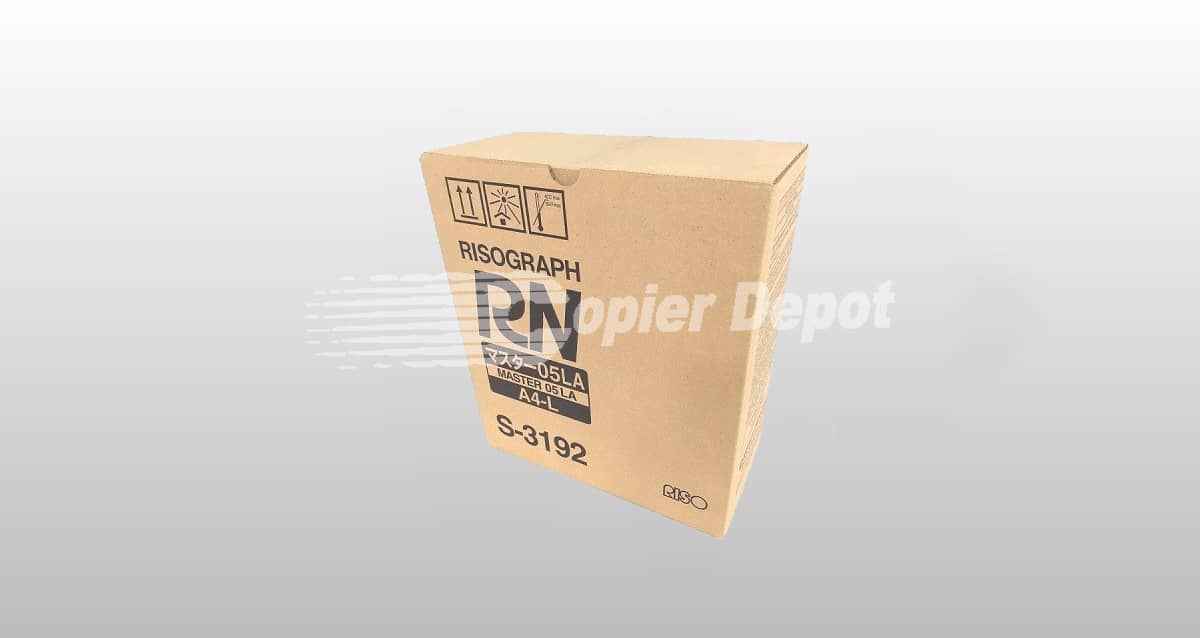 Risograph S-3192 Thermal Masters (A4-Letter) RN Series